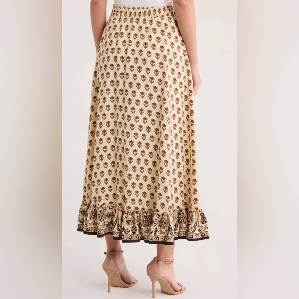 NWT T Tahari Print Maxi Skirt - Large